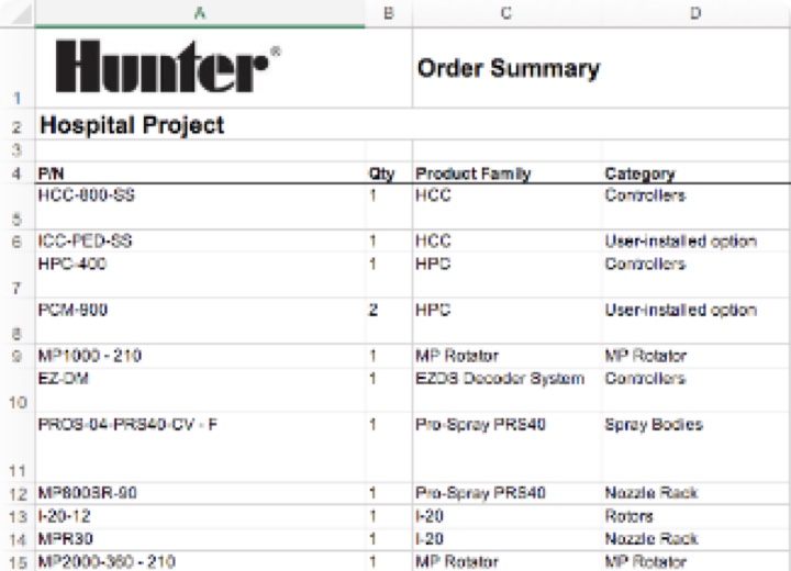 Download PDF and Excel files