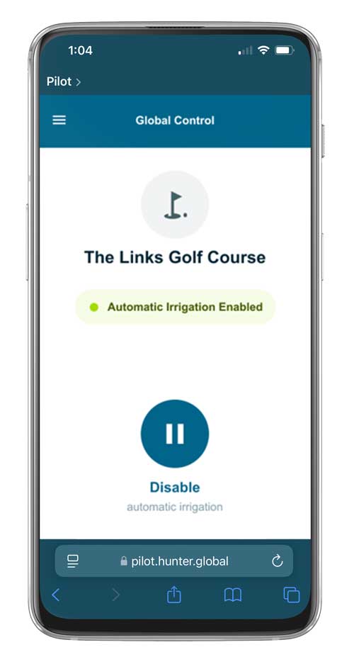 Pilot Navigator App - Shut down the system instantly due to unexpected weather