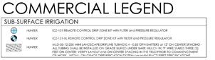 Commercial Irrigation CAD Legend thumbnail